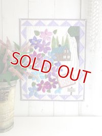 パッチワークタペストリーキット／クレマチスの丘のタペストリー