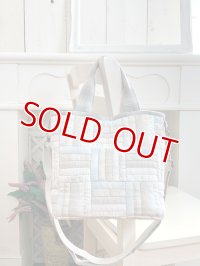 パッチワークバッグキット／ストリングパターンの２WAYバッグ