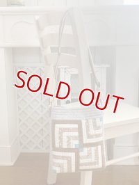 パッチワークバッグキット／変形ログキャビンのショルダーバッグ