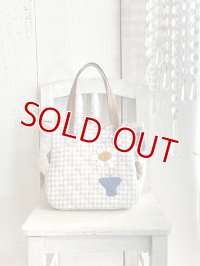 パッチワークポーチキット／カモミールのコロンポーチ