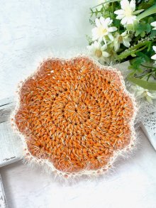 他の写真3: handmade完成品/パッチワークタペストリー/ポピー畑のタペストリー+刺繍ポーチ+コースター3点セット