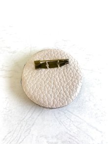 他の写真3: handmade完成品/クロッシェ麻バッグ+コースター+ブローチ+ミニミニポーチ4点セット/裏布キルト芯仕立て