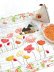 画像1: handmade完成品/パッチワークタペストリー/ポピー畑のタペストリー+刺繍ポーチ+コースター3点セット (1)