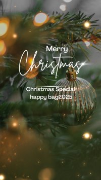 期間限定！／ご予約開始！／11/16〜11/30PM20：00まで/Christmas Special KIT豪華3点セット🎈ハッピーバッグ(^_-)-☆🎁🎁🎁 